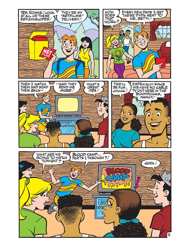 Interior preview page from Archie Milestones Jumbo Digest #16: The 2000s