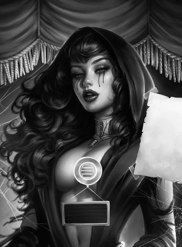 Courtesy of Ralph Tedesco, a preview of the new exclusive cover by Sun Khamunaki. Credit: Zenescope