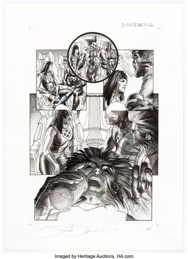 Original X-Men Art Auction, Chris Bachalo, Joe Madueira, Simone Bianchi