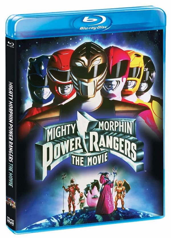 Mighty Morphin Power Rangers The Movie Blu Ray Cover