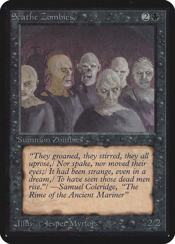 Scathe Zombies, a card from Magic: The Gathering's first set, Alpha.