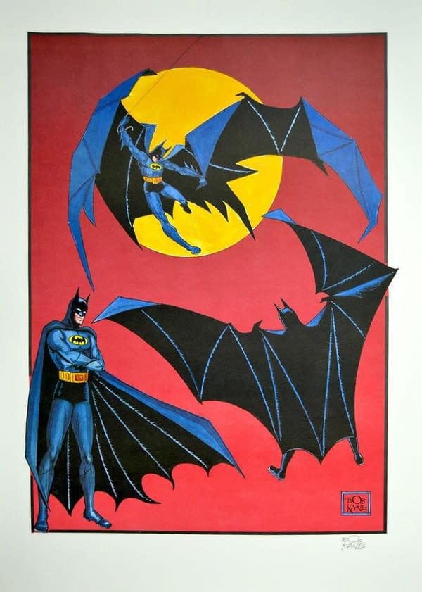 For Batman's 80th Birthday, a Lithograph Signed by Bob Kane Up For Grabs