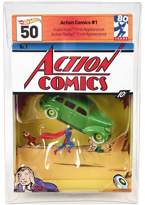 Mattel SDCC Exclusive Action Comics 1 Hot Wheels 2