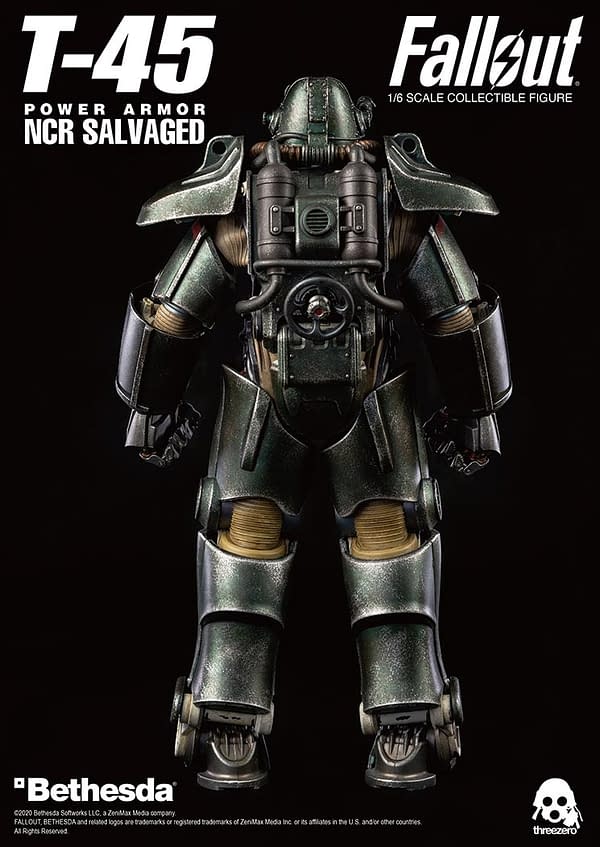 Fallout T 45 Ncr Salvaged Power Armor Gets Full Threezero Reveal Fallout T 45 Ncr Salvaged Power Armor Gets Full Threezero Reveal