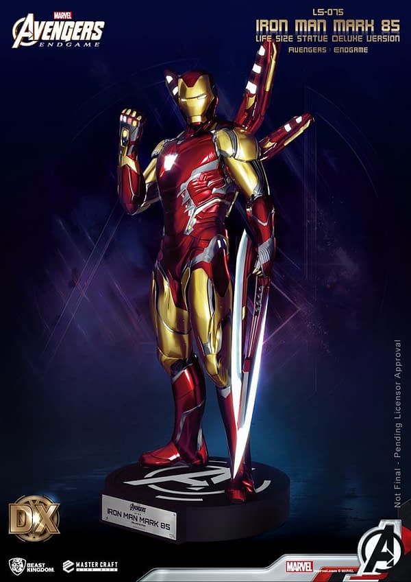 Life Size Iron Man Mark 85 Statue from Beast Kingdom
