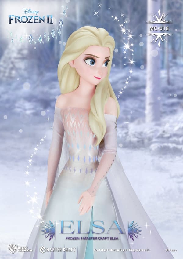 Frozen II Elsa Gets a Master Craft Statue From Beast Kingdom
