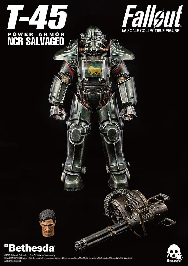 Fallout T 45 Ncr Salvaged Power Armor Gets Full Threezero Reveal Fallout T 45 Ncr Salvaged Power Armor Gets Full Threezero Reveal