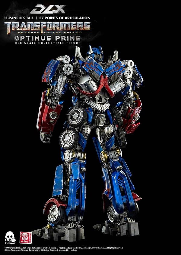 New Transformers: Revenge of the Fallen Optimus Prime From Threezero