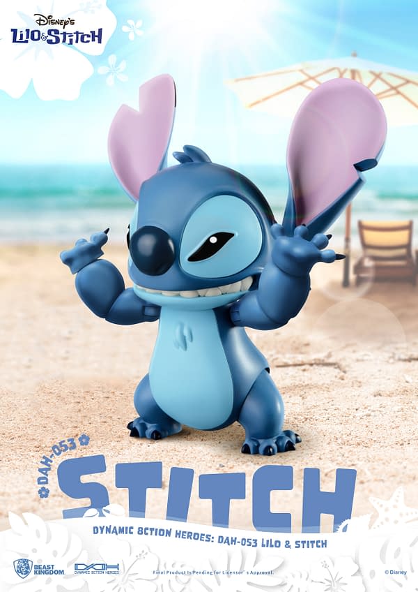 Beast Kingdom Reveals Disney's Stitch Dynamic 8ction Heroes Figure