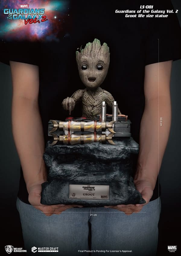 Baby Groot Gets Explosive with the Newest Beast Kingdom Statue