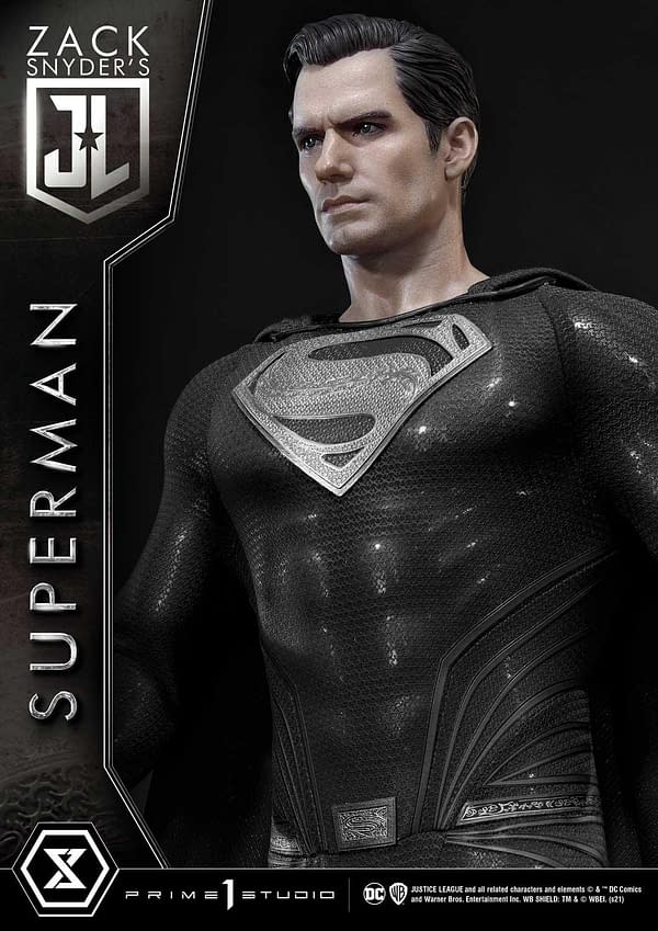 Superman Goes From Red and Blue To Back and Silver With Prime 1