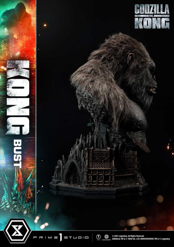 Prime 1 Studio Reveals New Beastly Kong Bust From Godzilla vs Kong