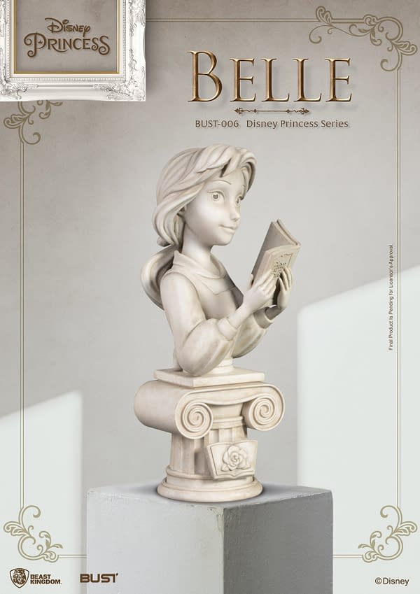 Disney Princesses Receive Stone Statue Busts from Beast Kingdom