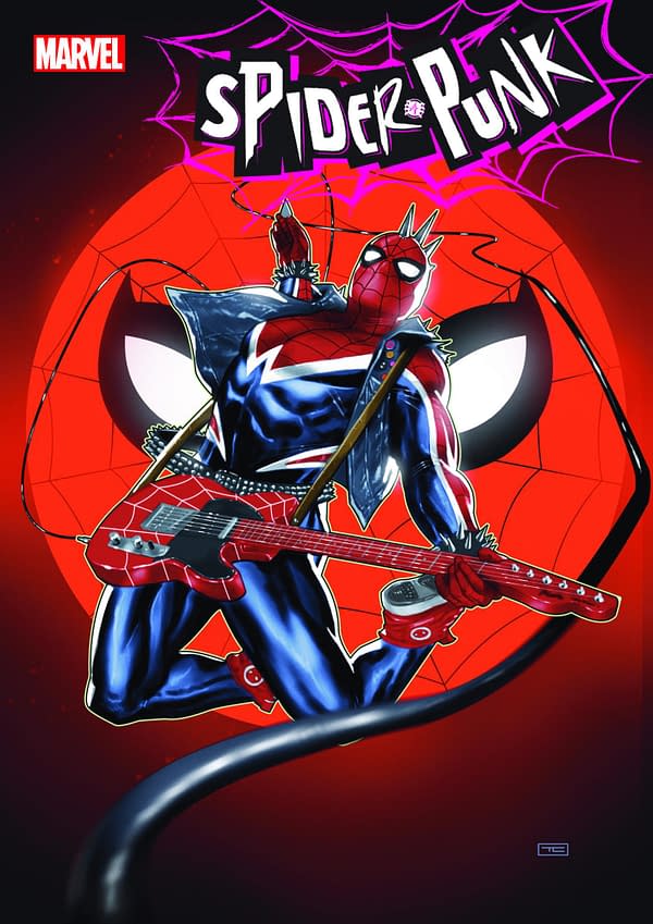 Cover image for SPIDER-PUNK 4 CLARKE VARIANT