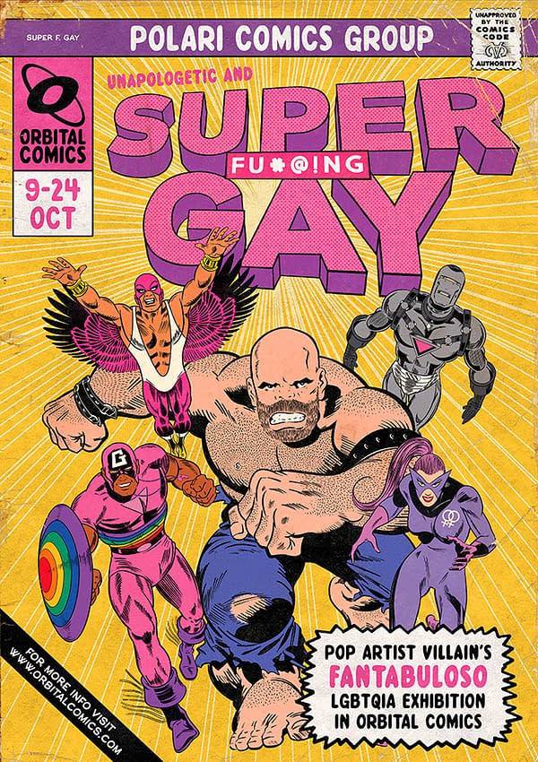 Orbital Comics to Run a 'Super Gay' Life Drawing Class, for Superhero World Where Homosexuality Was Never Criminalised