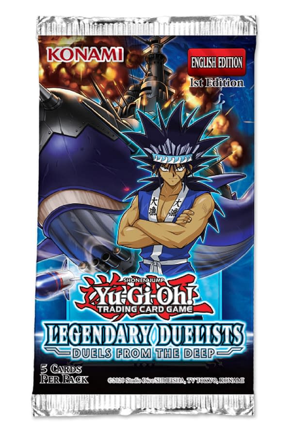 A look at the package art for Legendary Duelists: Duels From The Deep, courtesy of Konami.