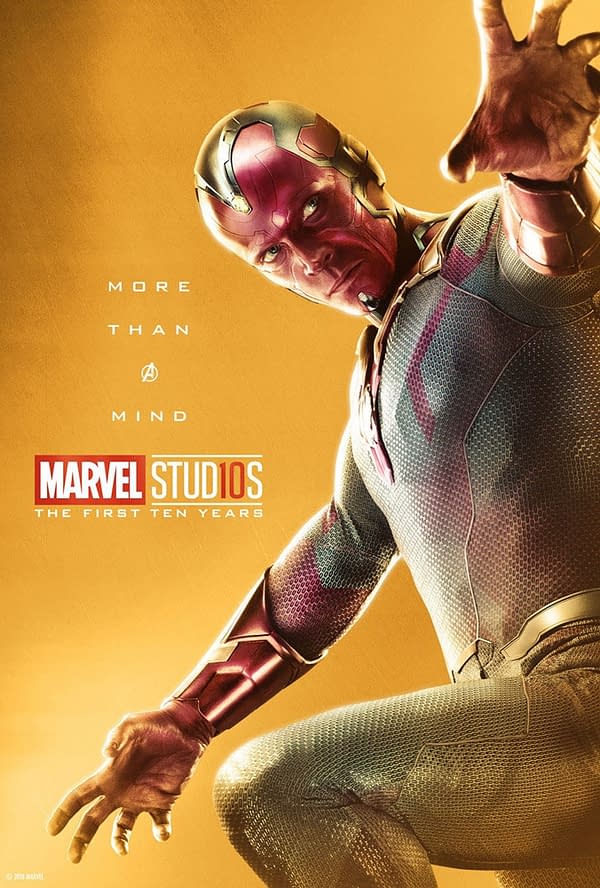 Marvel Studios More Than A Hero Poster Series Vision