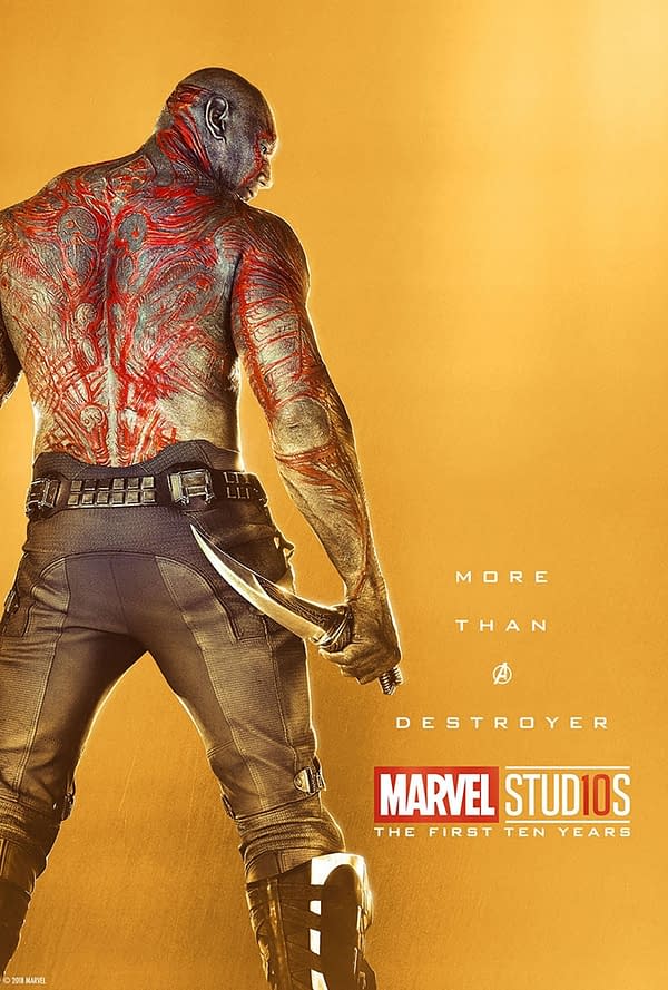 Marvel Studios More Than A Hero Poster Series Drax