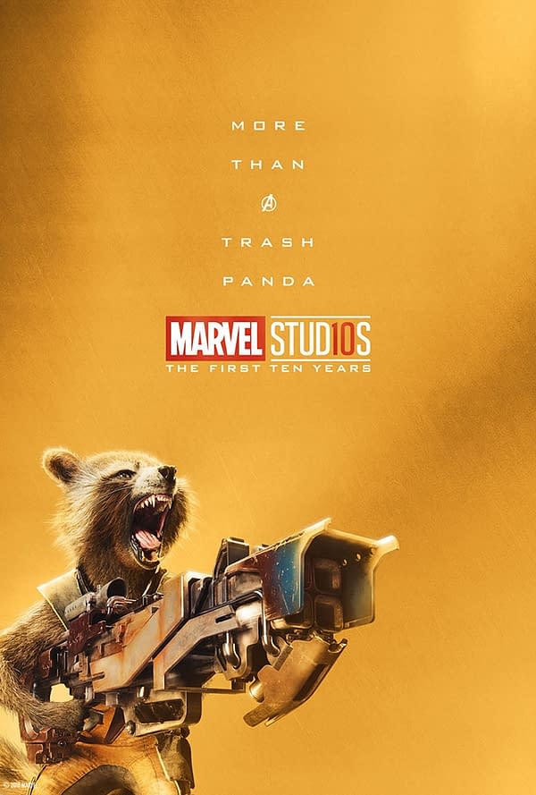 Marvel Studios More Than A Hero Poster Series Rocket