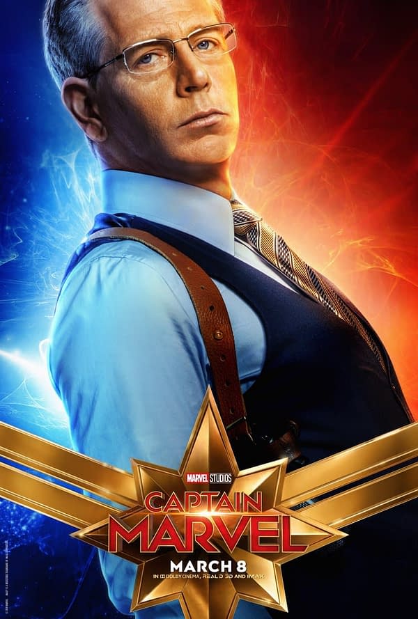10 BRAND NEW 'Captain Marvel' Character Posters, Including Goose!