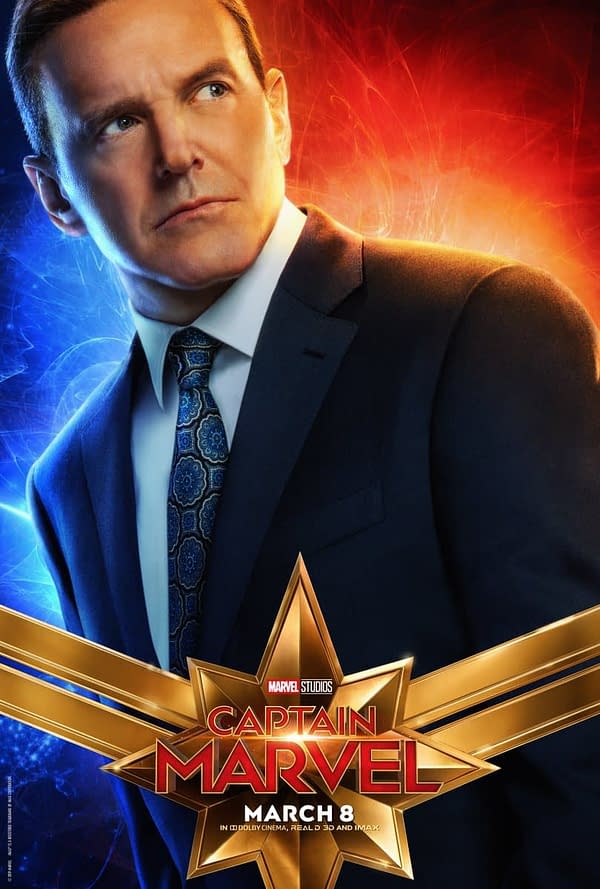 10 BRAND NEW 'Captain Marvel' Character Posters, Including Goose!