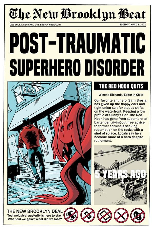 Red Hook in PTSD: Post-Traumatic Superhero Disorder