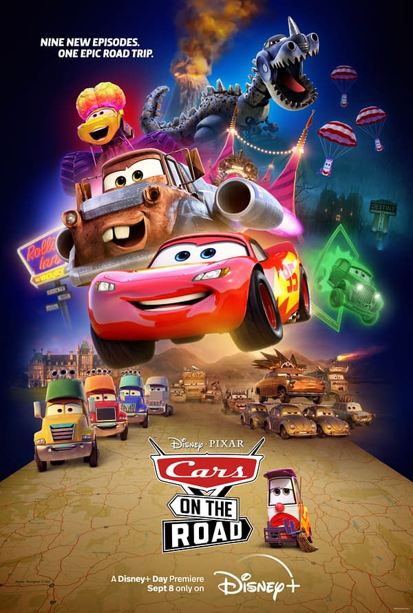 Cars On The Road: Disney+ Series Debuts Official Trailer & Art