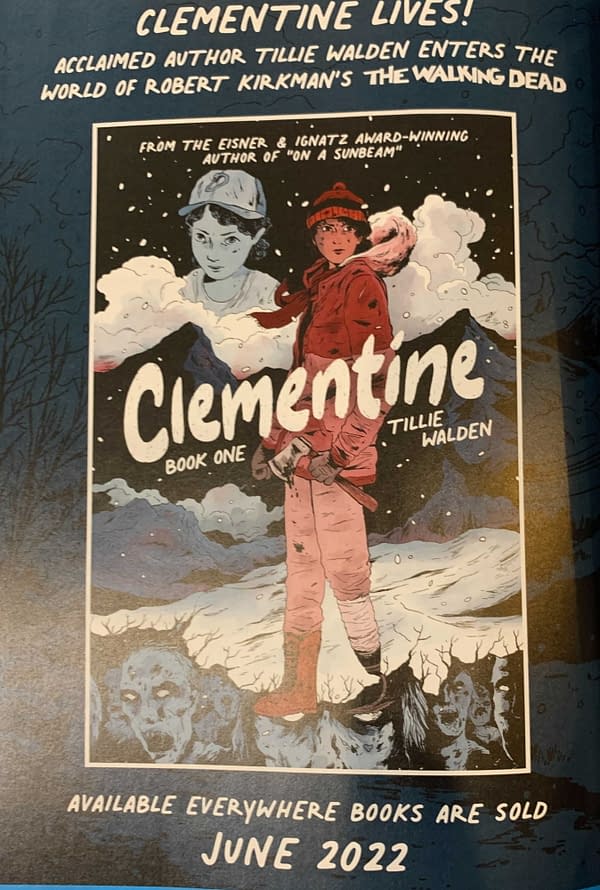First Appearance Of Walking Dead's Clemetine In Tomorrow's Skybound X