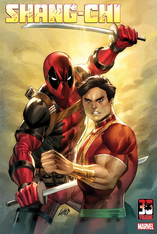 Cover image for SHANG-CHI 7 LIEFELD DEADPOOL 30TH VARIANT