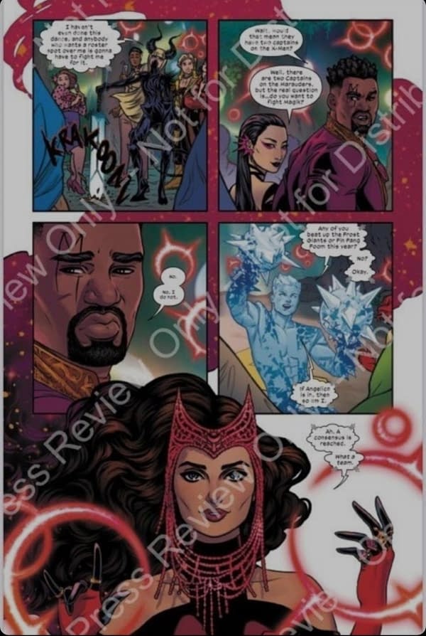 Scarlet Witch Puts New X-Men Team Together In Hellfire Gala Leaks