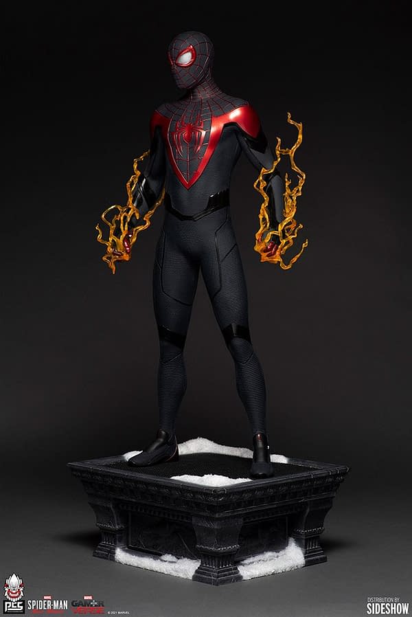 Miles Morales SpiderMan Stands Proud With PCS Collectibles Miles Morales SpiderMan Stands Proud With PCS Collectibles