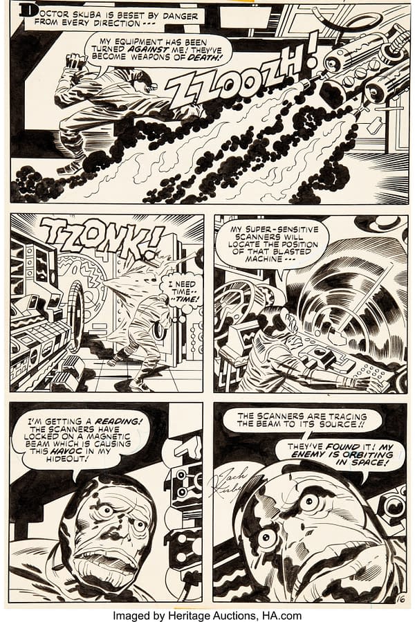 Jack Kirby Original Artwork, Up for Auction at Heritage