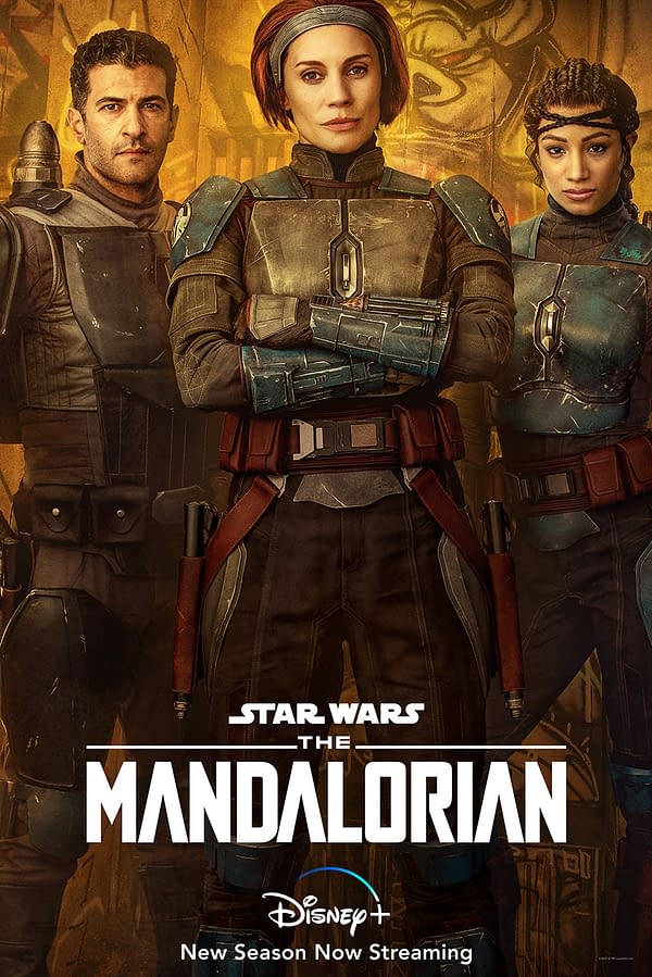 The Mandalorian features new character portraits (Image: Disney +)