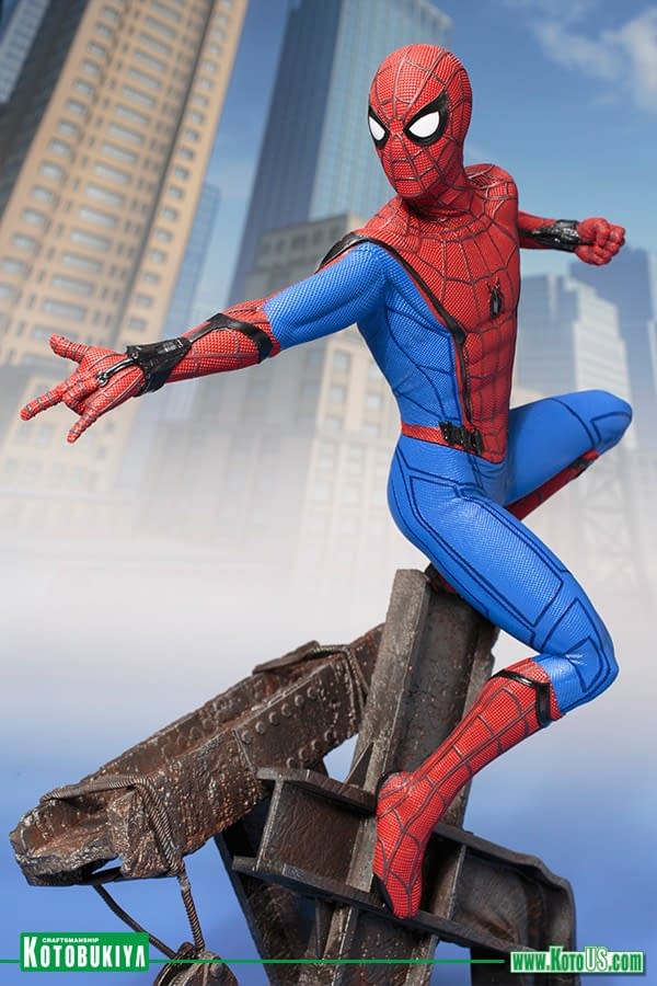 Kotobukiya Spider-Man: Homecoming Spidey Statue Coming in August