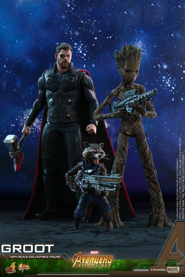 hot toys rocket infinity war