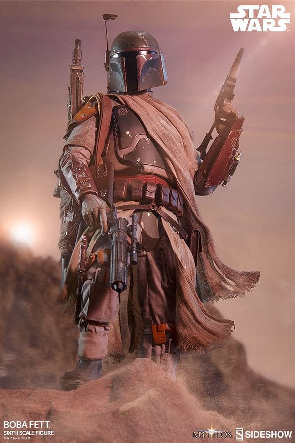 boba fett mythos statue