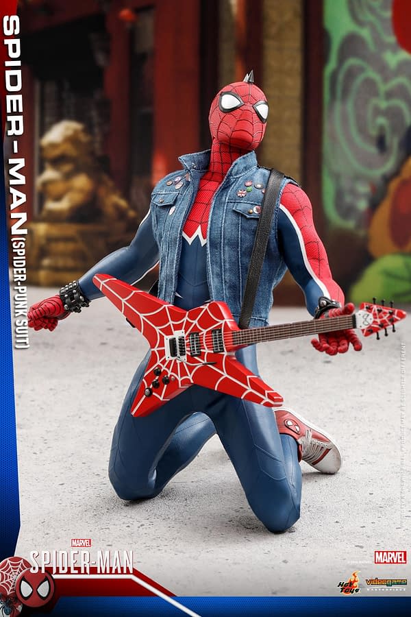 Hot Toys Spider Man Spider Punk Figure 10