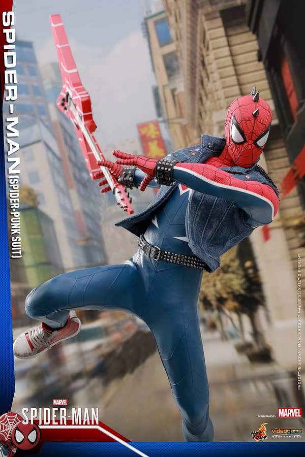 Hot Toys Spider Man Spider Punk Figure 12