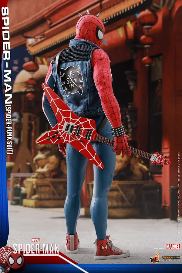 Hot Toys Spider Man Spider Punk Figure 15