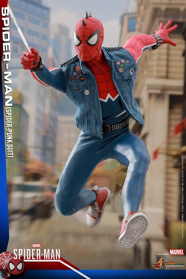 Hot Toys Spider Man Spider Punk Figure 3