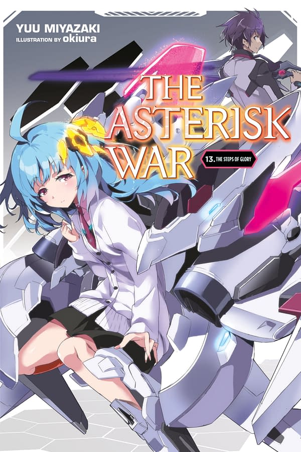The official cover for The Asterisk War, Vol. 13 published by Yen Press.