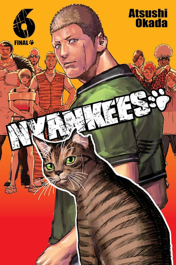 The official cover for Nyankees, Vol. 6 published by Yen Press.