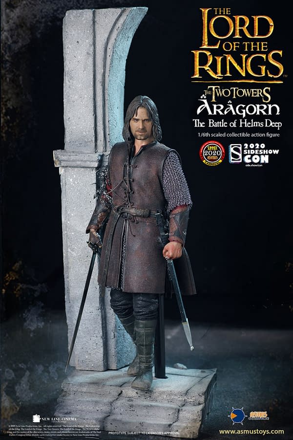 Lord of the Rings Aragon is at Helms Deep with Asmus Toys