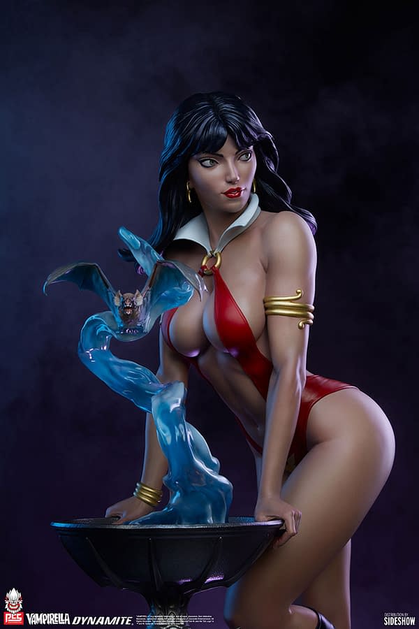 Vampirella Seduces the Night With New PCS Collectibles Statue