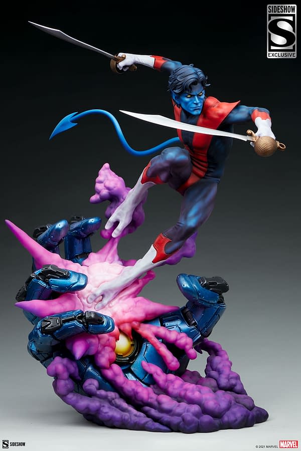 X-Men Nightcrawler Teleports in With New Sideshow Collectibles Statue