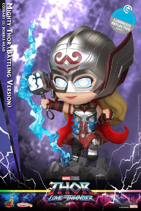 Thor: Love and Thunder Cosbaby Bobble-Heads Revealed by Hot Toys