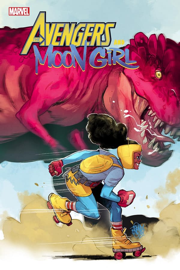 Cover image for AVENGERS & MOON GIRL 1 LINDSAY VARIANT