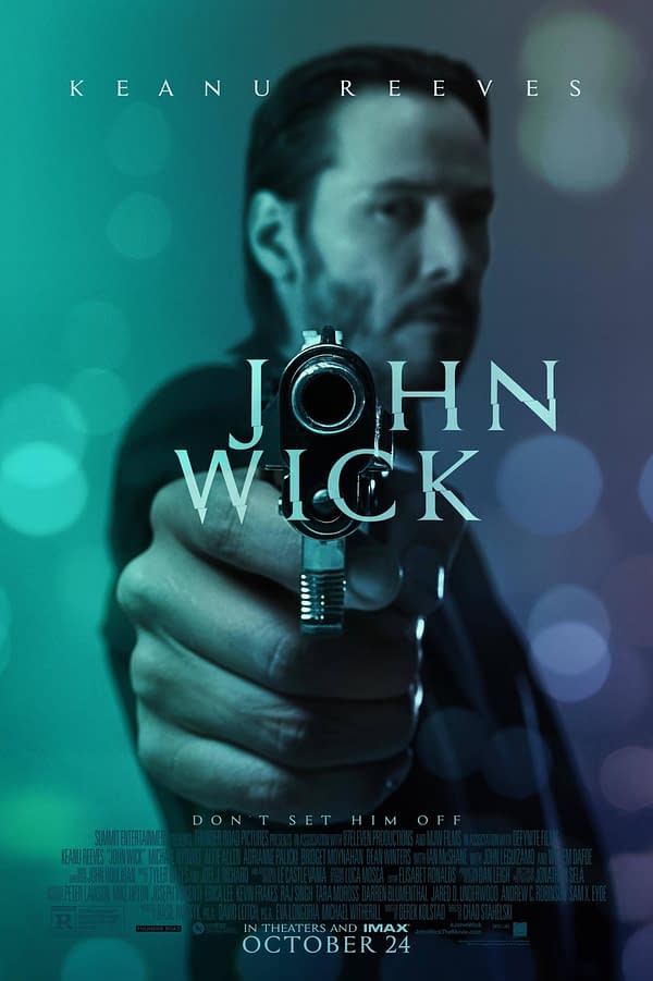The official poster for John Wick. Credit: Lionsgate.