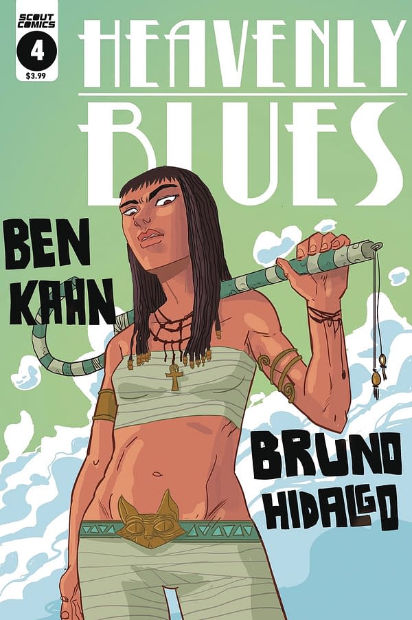 Heavenly Blues #4 cover by Bruno Hidalgo