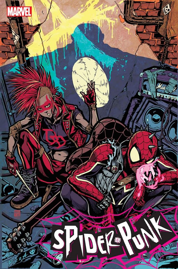 Cover image for SPIDER-PUNK #3 TAKASHI OKAZAKI COVER